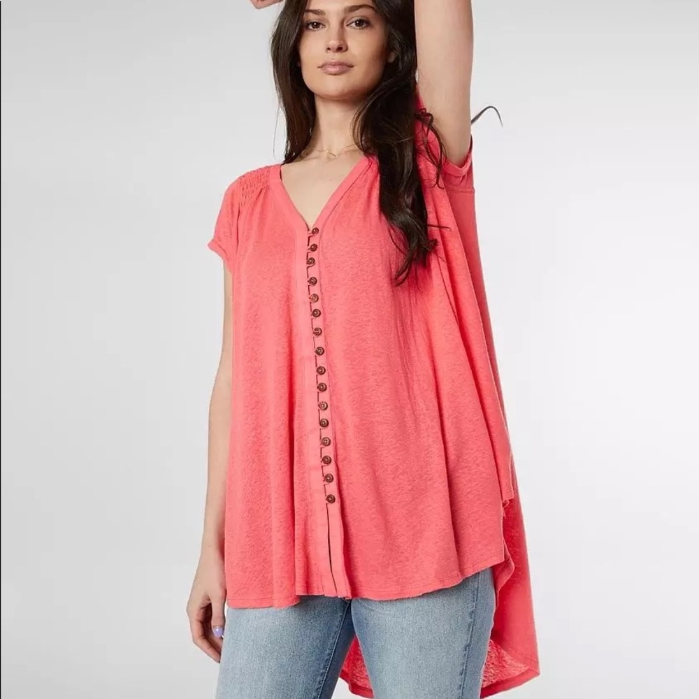 NWT Free People Azalea Highland Blouse